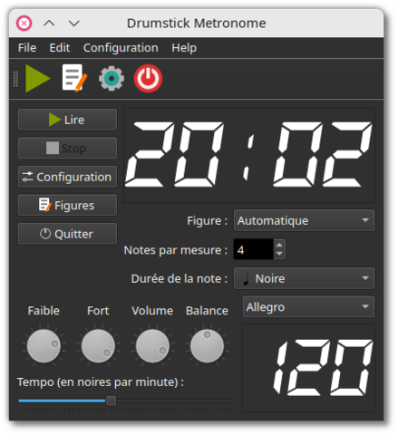 [Drumstick Metronome (Kmetronome)]